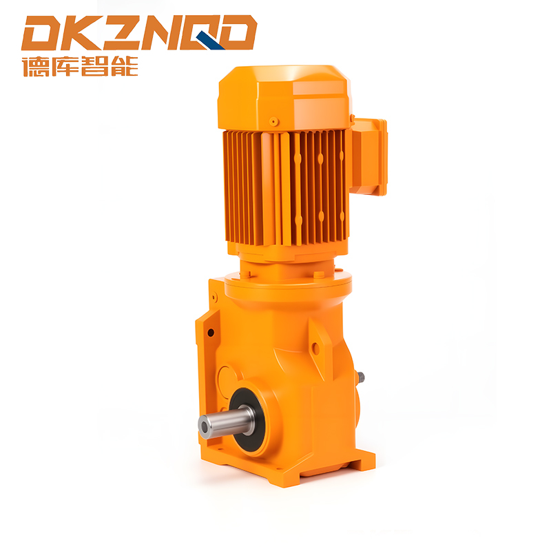 Sraith K Mótar Gear Worm Helical Ingearach le Mótar AC Comhtháite