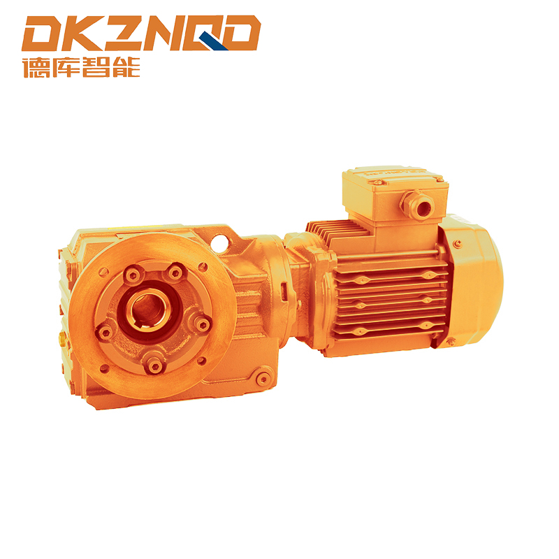 S Sraith Ceart-Uillinn Helical-Worm Gearmotor le Torque Arm Mount