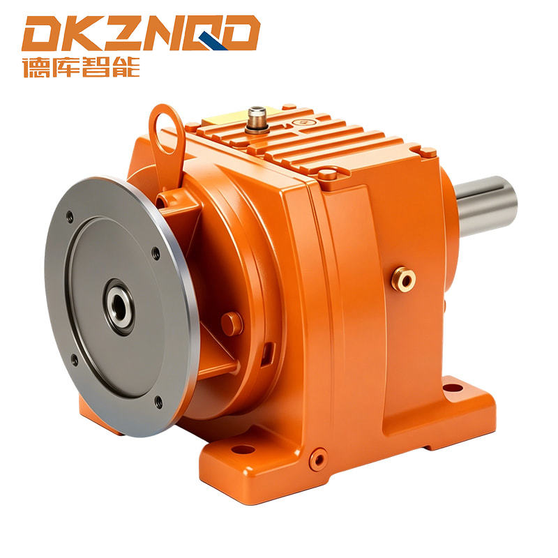 Gearmotor Helical Sraith R le Bosca Teirminéil Barr-Ghléasta